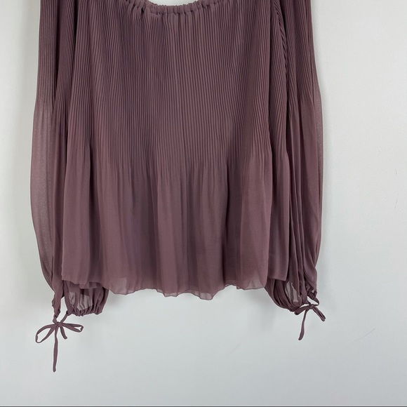 Wilfred x Aritiza Talence Of Shoulder Brown Blouse - Picture 10 of 13